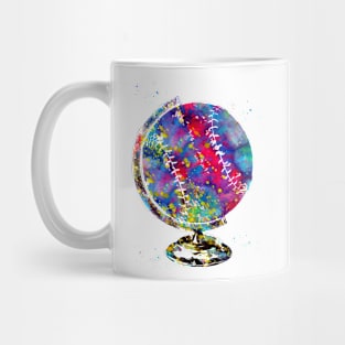 Baseball Globe Mug